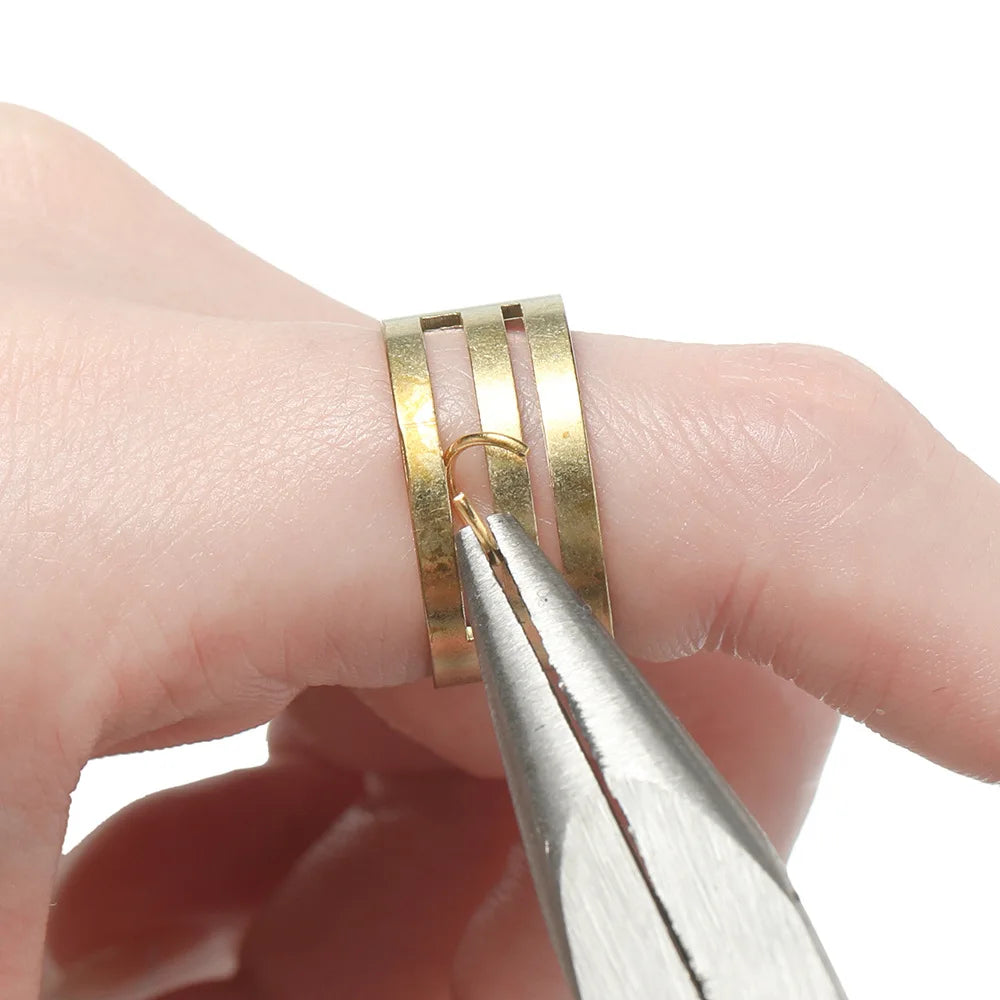 DIY Box Jewelry Findings Kits Open Jump Rings Lobster Clasps HooksPliers Tweezers for DlY Bracelet Necklace Jewelry Making