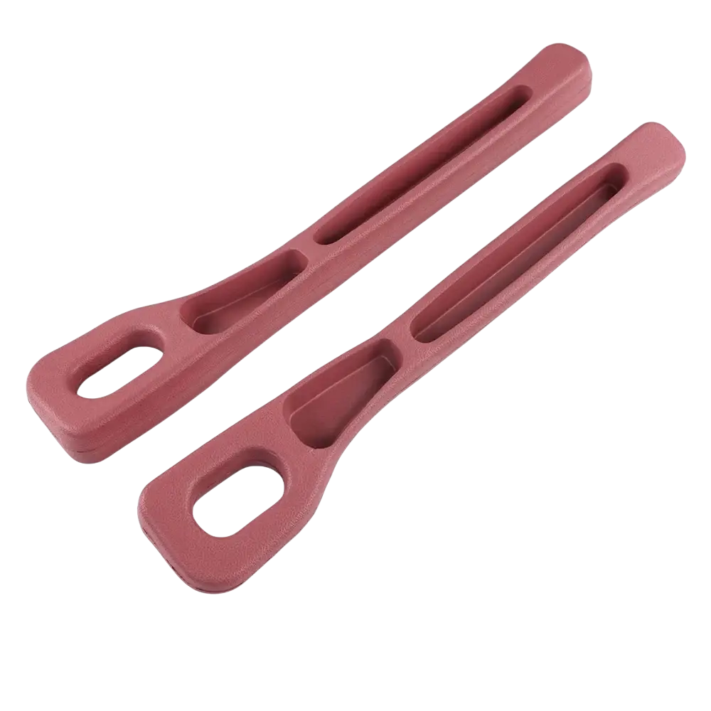 Red plastic textured handle grips with slots for car seat gap filler for mercedes benz class amg glc ml slk models