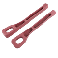 Red plastic textured handle grips with slots for car seat gap filler for mercedes benz class amg glc ml slk models