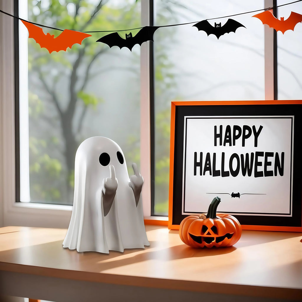 Halloween Refers To Cute Ghost Statues, Halloween Valentine's Day Gifts Home Decorations, Ghost Coffee Table Ornaments Christmas