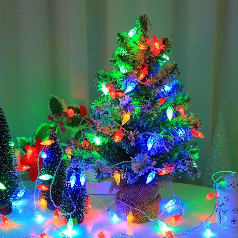 Leds Indoor String Lights RGB Fairy Night Lamp Room Party Decoration Christmas Tree Lights Battery USB Powered Hanging Decor