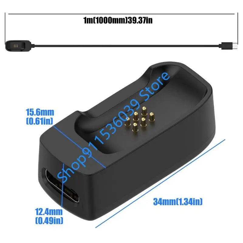 Charging Dock for DJI Mic Mini 2/Mic3 USB C Fast Charges Portable Power Base Accessory