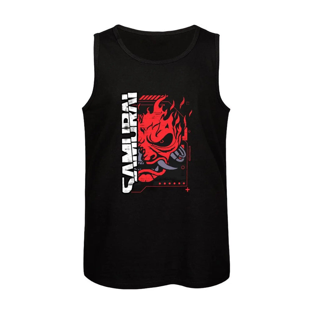samurai rock band Tank Top gym accessories man Sports shirt man