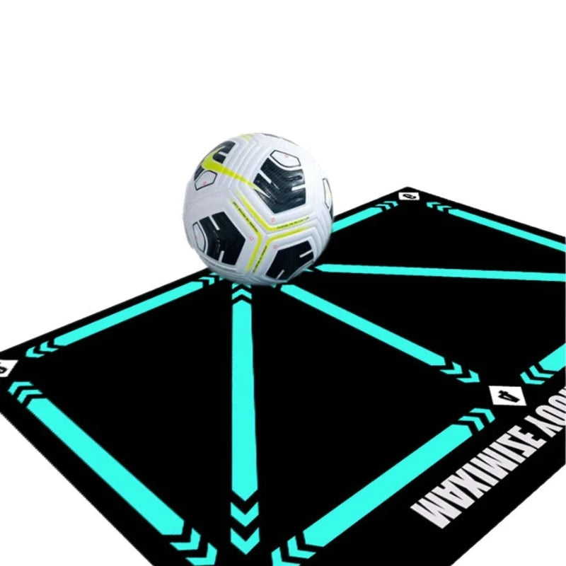 Football Training Mat Durable Non Slip Foldable Kids Adults Dribble Training Mat Football Training Indoor Ourdoor Equipment