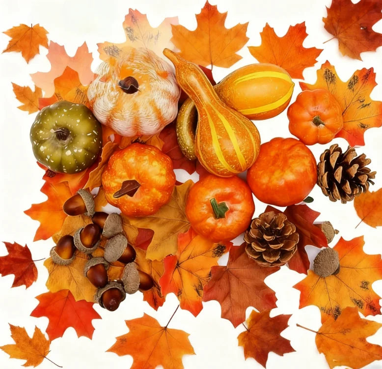 Harvest Decor Autumn Home D cor Reusable Holiday Decor Autumn Leaves Decorative Accents Decor For Thanksgiving And Halloween