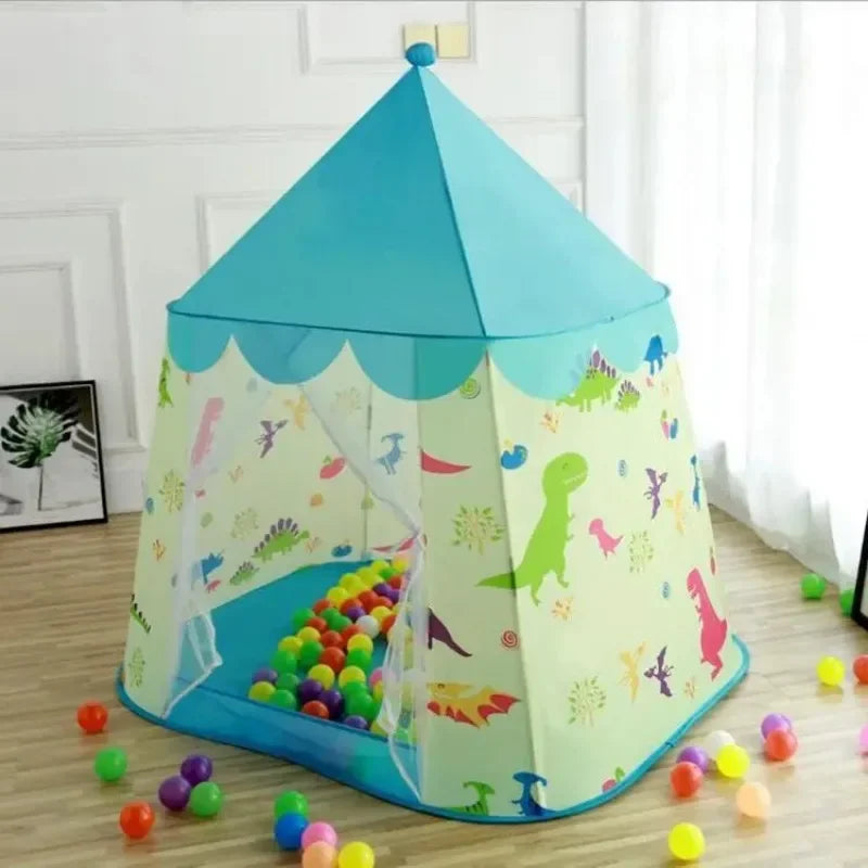Kid Tent House For Game Room Decor Kids Outdoor Game Summer Children's Tents Princess Castle Tents Portable Foldable Outdoor Fun