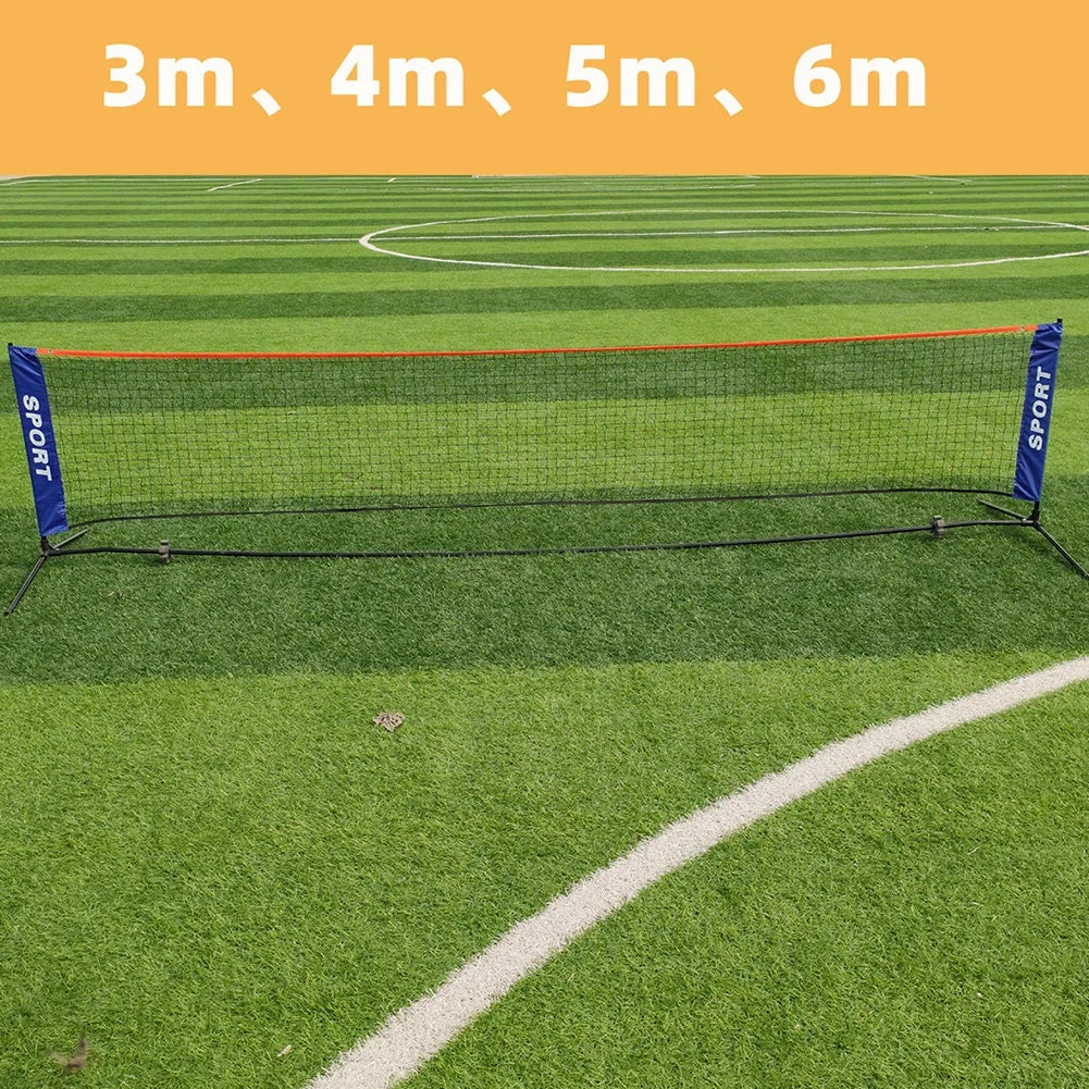 Professional Badminton Net Indoor Outdoor Standard Sports Volleyball Tennis Training Square Net Portable Sports Training Netting
