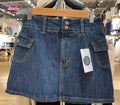 Casual Women Blue Denim Mini Skirts Summer Vintage High Waist Pockets A-line Skirts Female Y2k Streetwear Slim Bottoms 2024