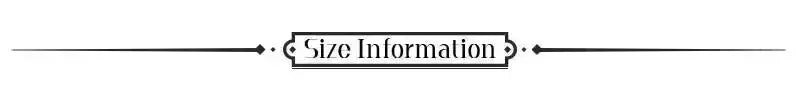 borde decorativo negro con adornos en forma de rombos ornamentados que enmarcan el texto de información de la talla para los detalles del producto de una chaqueta blazer de cuero sintético burdeos con cinturón