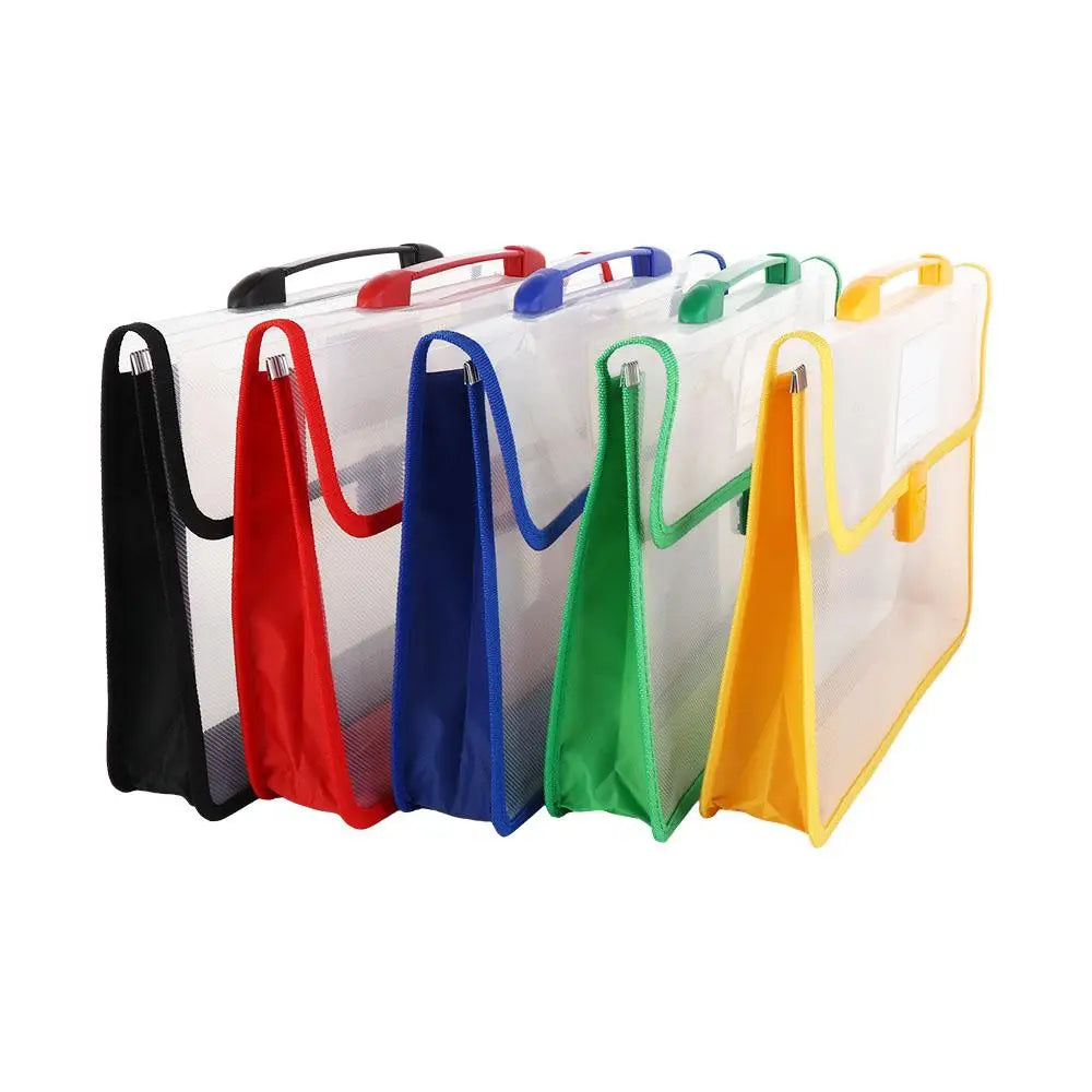 Office Supplies A4 File Folder Home Organization Expanding File Folders File Wallet File Storage Bag Document Bag File Folder