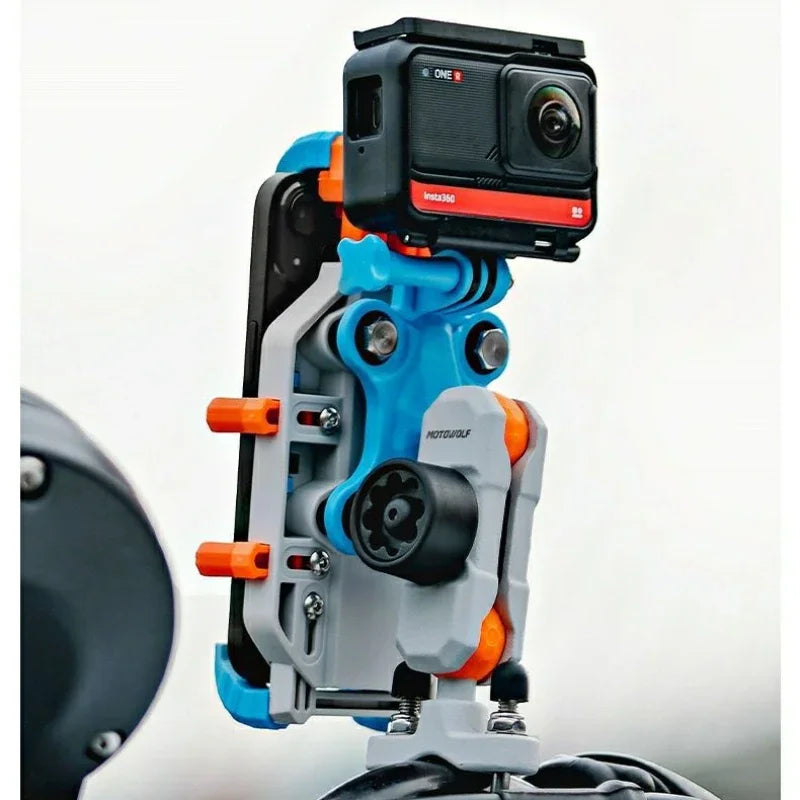 Motorcycle Wireless Charging Phone Holder Cradle Moto Support Cellphone Suporte Celular Motos Handlebar Mount biker Accessories