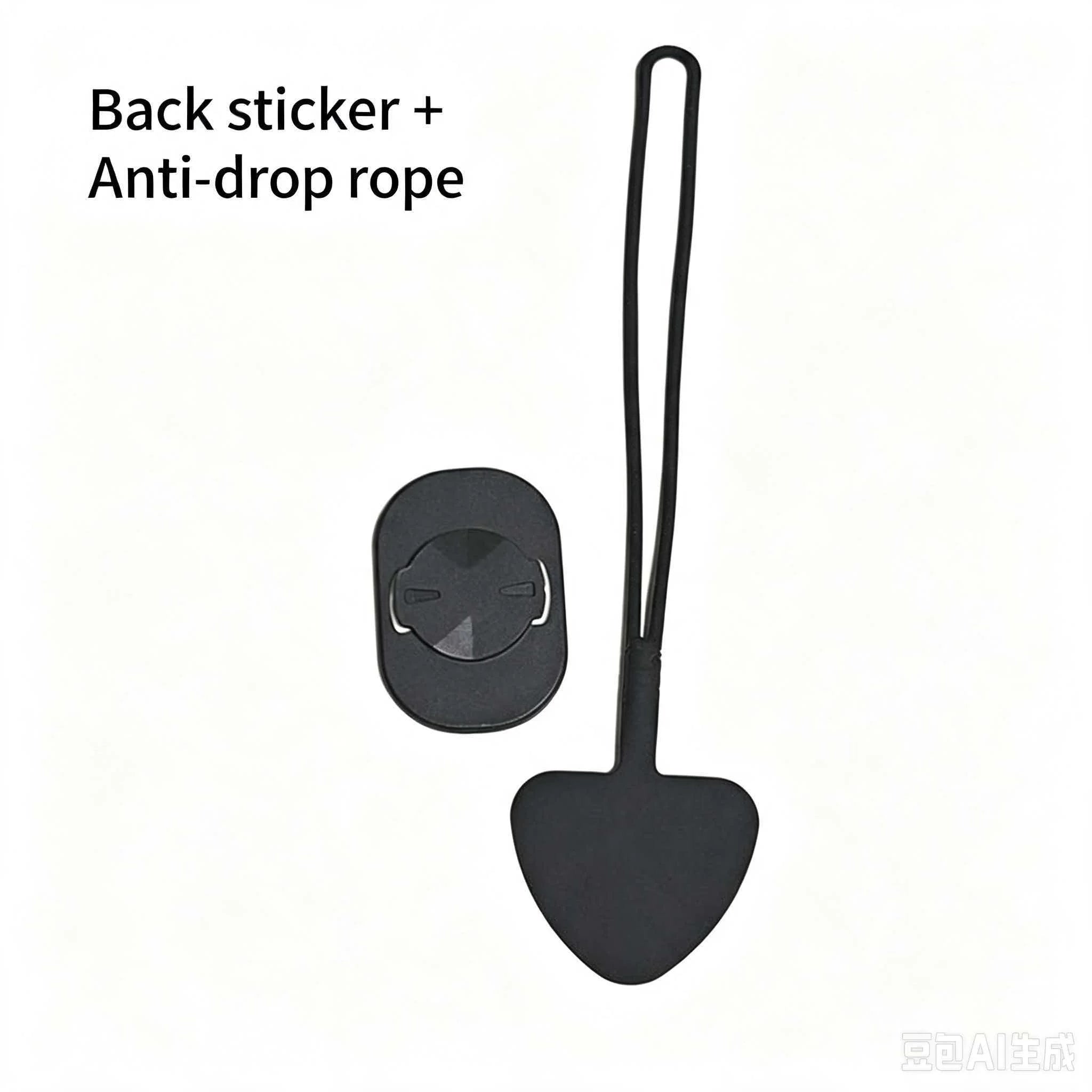 Cycling Phone Navigation Bike Computer Mount Backplate Adapter Anti-drop Lanyard Smartphone Bracket Accessories