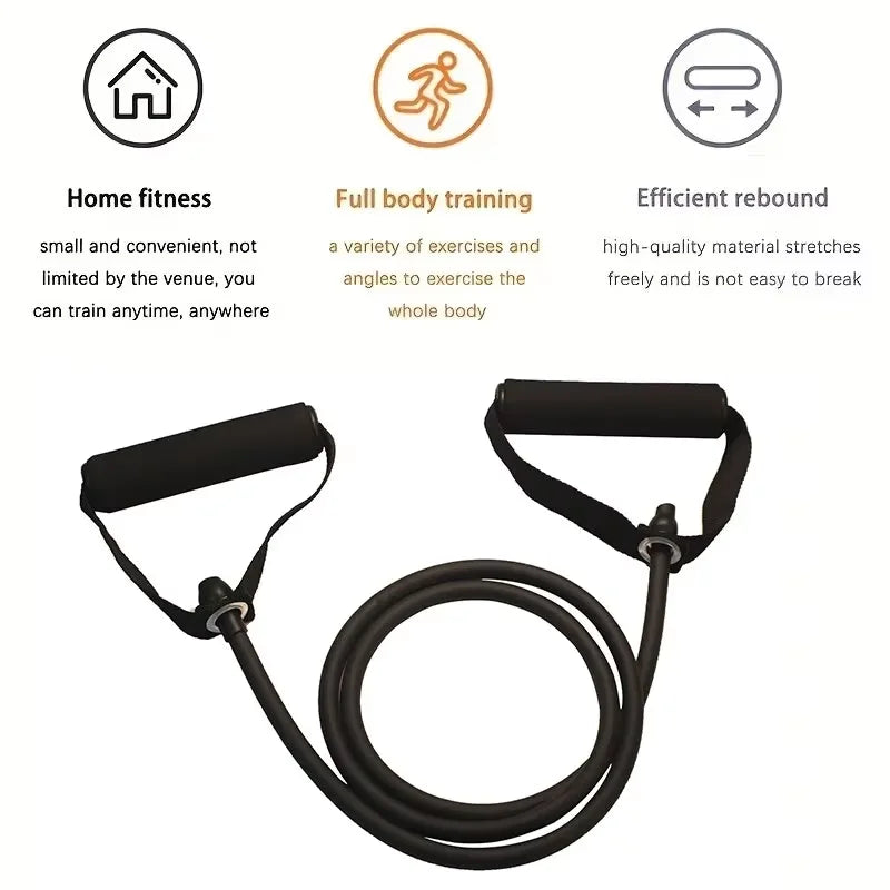 4-Level Resistance Bands with Handles for Home Workouts and Strength Training Perfect For Yoga Pilates Fitness Equipm Training