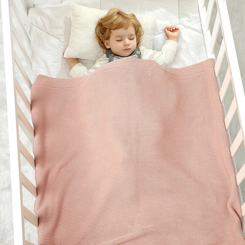 Baby Blankets for Girls Boys Dual-Use Newborns Infants Crib Nap Bedding Sheets 100*80cm Toddlers Receiving Mats Kids Playing Mat