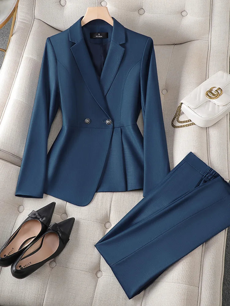 Plus Size Ladies Blazer Jacket Women Temperament Design OL Sense Niche Fashion Career Formal Dress Interview Workwear Suits