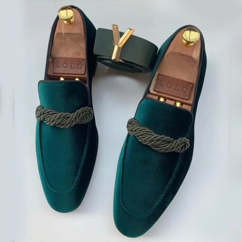 Shoes for Men Suede Fashion Moccasin Business Casual Shoe Plus Size Comfortable Non Slip Loafers Luxury 2026 New Men Dress Shoes