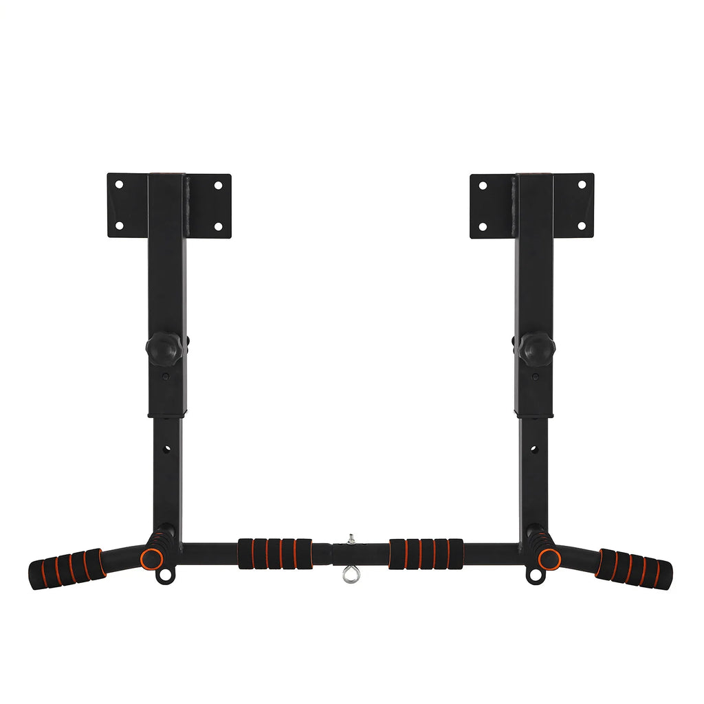 Pull Up Home Fitness Equipment, Horizontal Bars, Indoor Wall Mounted, Thickened Perforated Suspension Rod, Top Mounted and Fixed