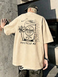 Men's T-shirt New Summer Printed T-shirt, Unisex, Funny T-shirt, Loose Casual Crew Neck Short-sleeve Top for Men