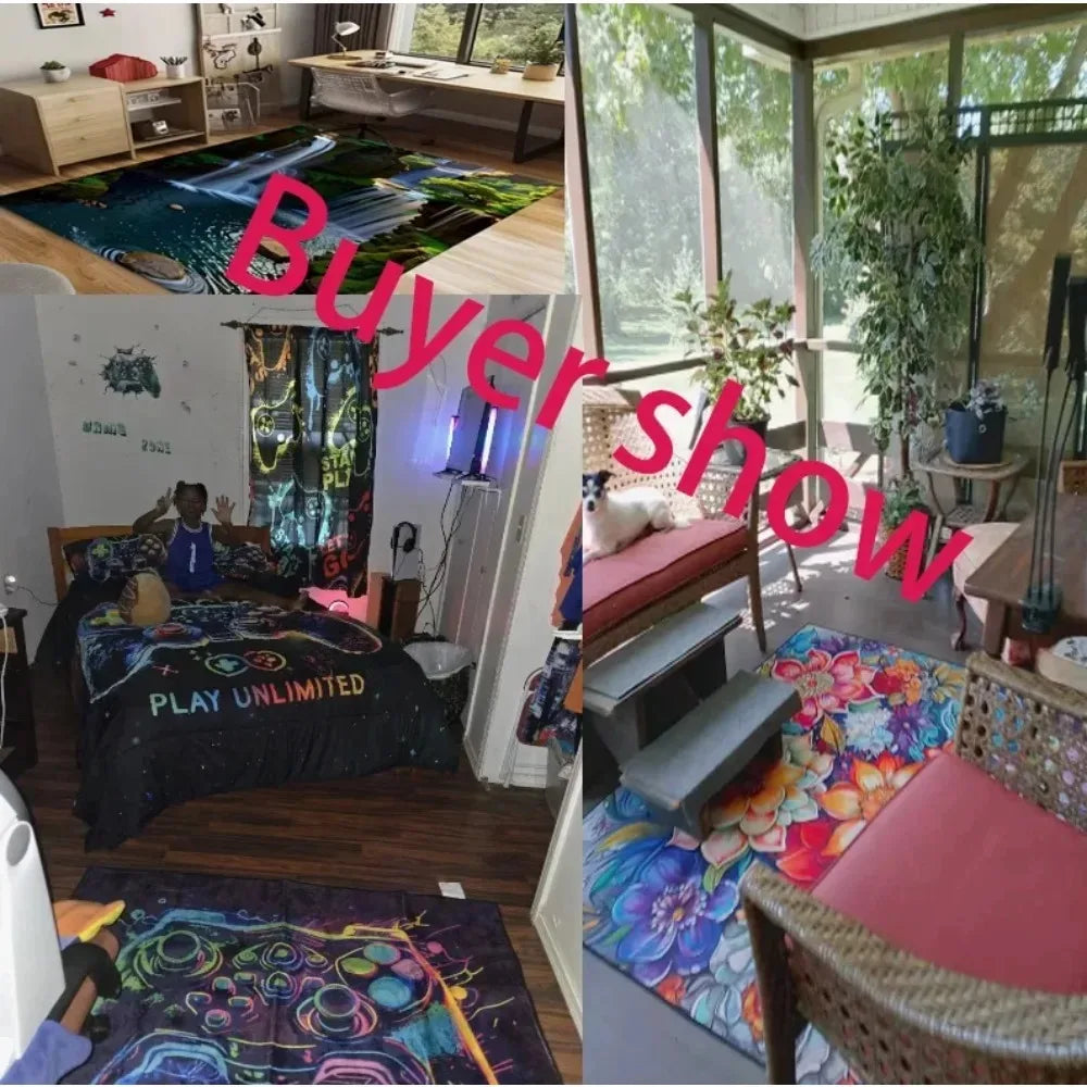 Living Room Rug Azathoth Cthulhu Mythos Style  Carpet Non-SlipEasy Clean Dark Hardcore Personalized Decor Area Home Decor Mat