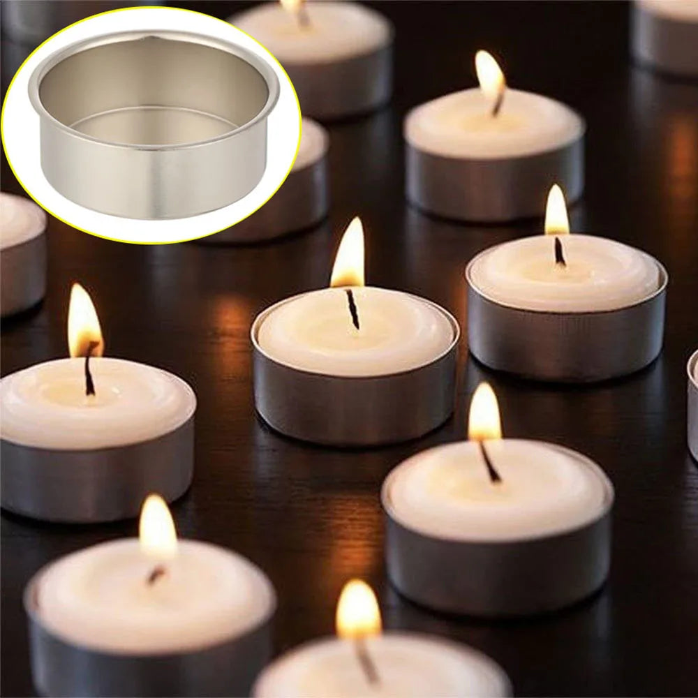 Valentine's Day Party Supplies Home Decoration Candle Cups Candle Craft Metal Tapered Wax Making