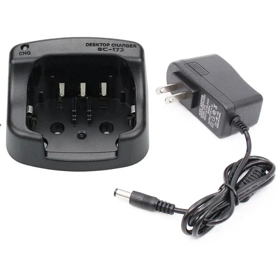 BC-173 Desktop Charger for Icom IC-M2A IC-M2 IC-GM1600 IC-M32 IC-M31 IC-M33 M36