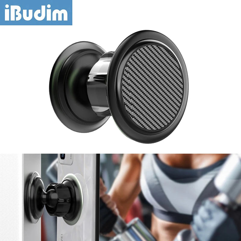 Magnetic Phone Holder for Gym with Dual-Sided N52 Super Magnets Strong Magnetic Gym Accessories Attaches to Metal Surface