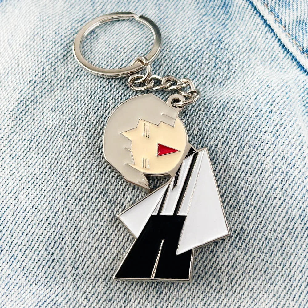 Hanging Without Chibi Nakajima Atsushi Keychain Cute Bungo Stray Dogs Peripheral Keyring Kawaii Pendant Gift