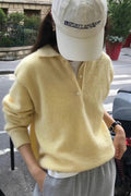 100% Merino Wool Women's V-neck Pullover Sweater For Autumn Winter Casual Fashion Soft Knitted Cashmere Sweater