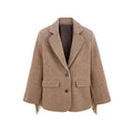 Casual Women Office Blazer With Fringes Fashion Single Breasted Long Sleeve Solid Female Coat Fashion Spring Jacket Commute