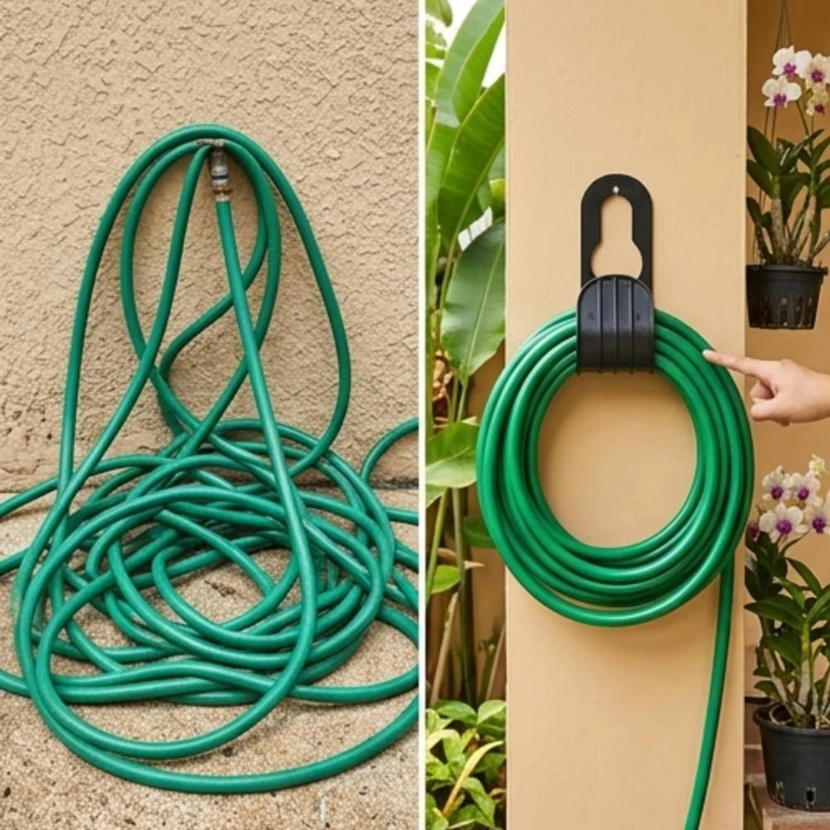 For Outdoor Lawn Care Space Saving Wall Mounted Garden Hose Bracket Is An Choice and Gardening Tools Storage Hook Indoor Wall