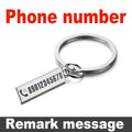 Small Size Anti-lost Keychain Personalized Customized Keyring  For Car Name Number For Men Women Gift  Key Chain P021
