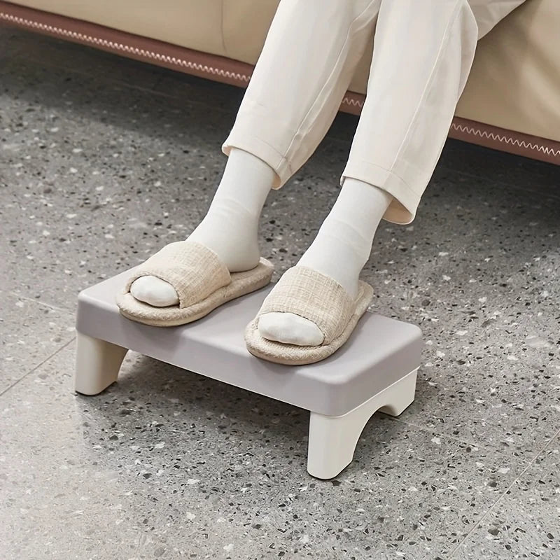 Ergonomic PP Footrest for Office Desk - Under Desk Foot Rest for Work, Sofa & Study, Comfortable Space-Saving Design