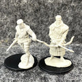 Lot Skeletons Dragonborn Fighter Orc Barbarian Paladin Dwarf Fighter Warlock Miniatures Nolzur's Miniatures Board Game Models
