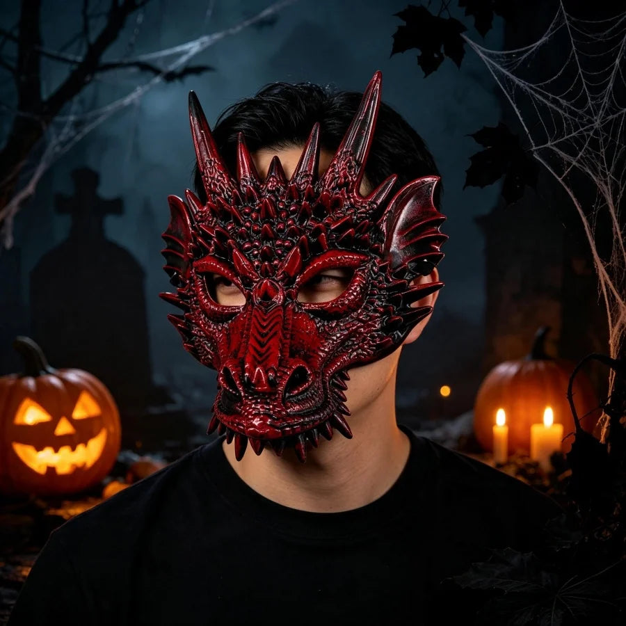 Halloween funny masks, costume party role-playing props, festival photo-taking gifts