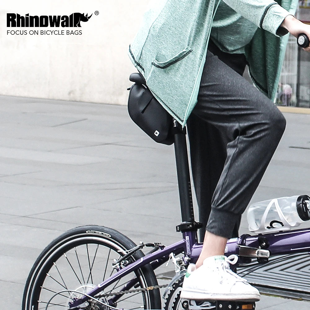 RHINOWALK Bike Tail Bag Ultralight Waterproof Bicycle Saddle Bag Cycling MTB Bike Back Seat Rear Rack Bike Accessories