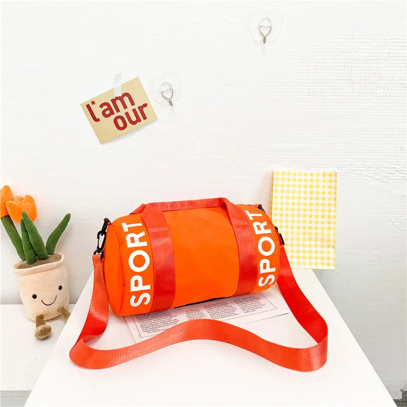 Children'S Tote Travel Bag for Kids Luggage Weekend Gym Sports Fitness Handbag Outdoor Shoulder Duffle Swimming Crossbody Bag