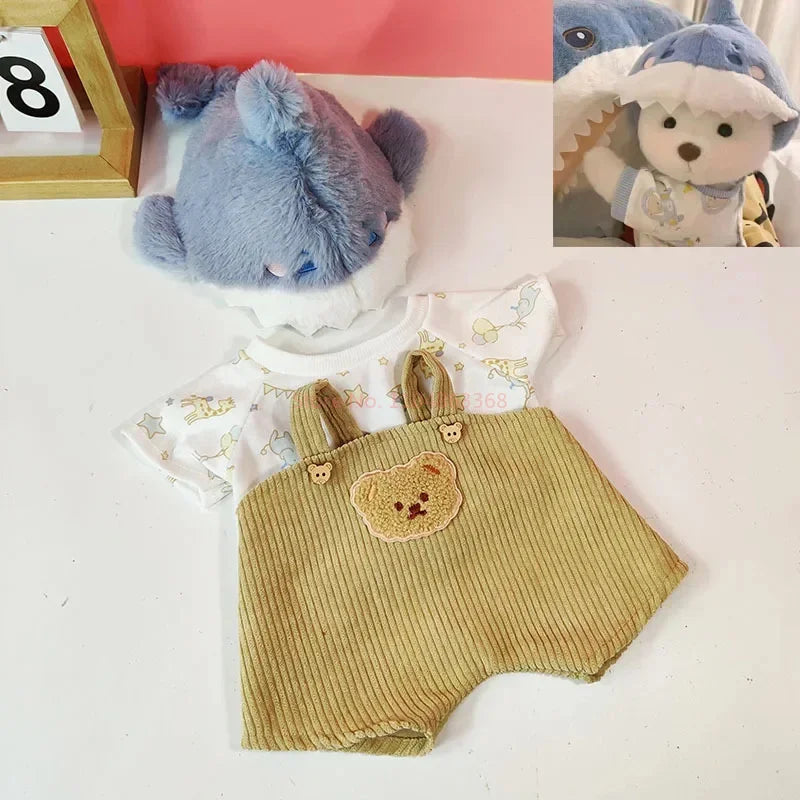 New Sale 30cm Nude Bear And Clothes Kawaii Bear Doll Clothes Soft Bear White Brown Comfortable Cute Cartoon Bear Gift Toys