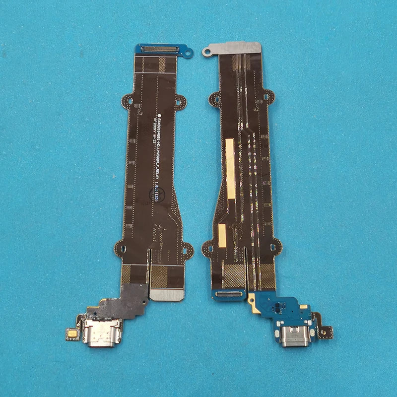 1Pcs USB Charging Connector Flex Cable For LG V60 ThinQ 5G LM-V600 LMV600EA Charger Dock Port Plug Board With Mic Microphone