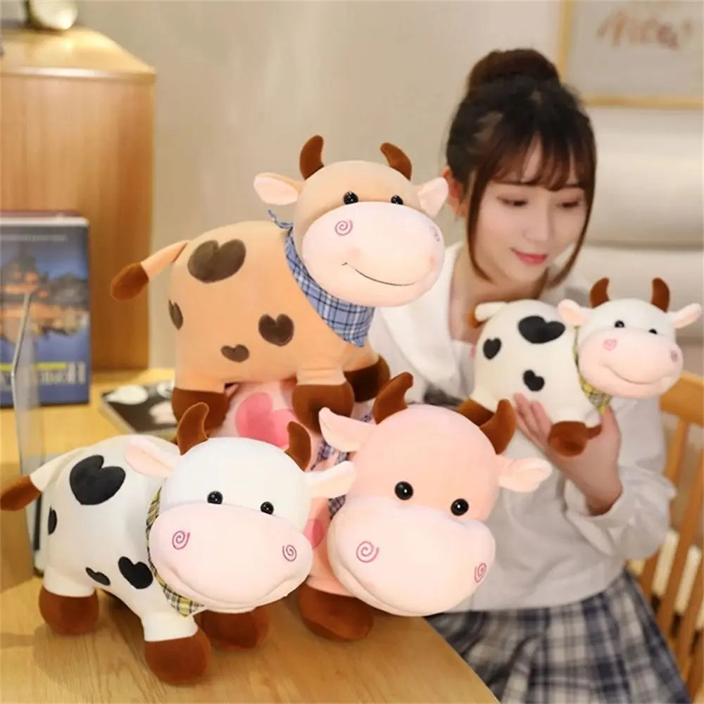 Toy Home Decoration Stuffed Animals Soft Stuffed Toy For Girls Animal Plush Doll Cow Plush Toy Cattle Plush Toy Bull Plush Doll