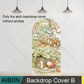 Easter Rabbit Arch Backdrop Cover Spring Vegetable Garden Carrot Birthday Baby Shower Party Decor Kids Cake Portrait Background