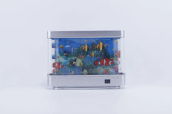 Mini LED Fish Lamp Night Light for Home Decor Desktop Aquarium Mood Lighting