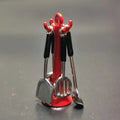 Kettle 1:12 Mini Kitchen Utensils Sets Cookware 1:12 Scale Kitchen Set Alloy Mini Mini Kitchen Cooking Kit Mini Play House