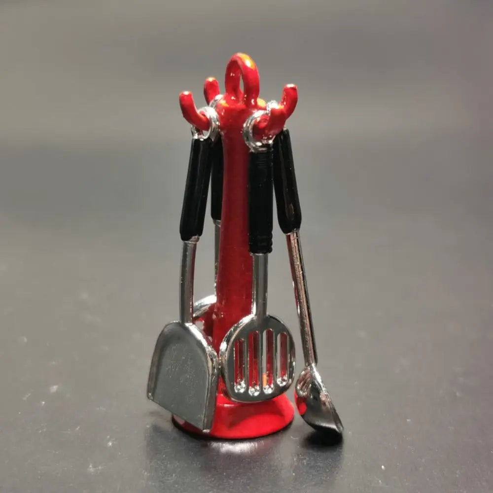 Kettle 1:12 Mini Kitchen Utensils Sets Cookware 1:12 Scale Kitchen Set Alloy Mini Mini Kitchen Cooking Kit Mini Play House