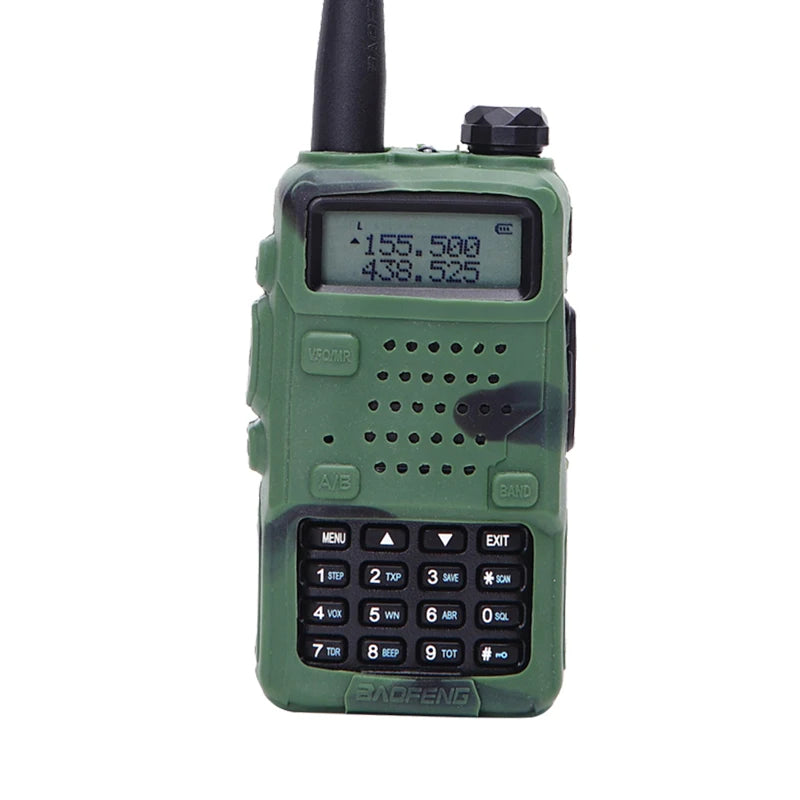Silicone Rubber Cover Bumper BAOFENG UV-5R Case for Two-Way Radio F8+ UV 5R UV-5RE DM-5R Walkie-Talkie UV5R Accessories