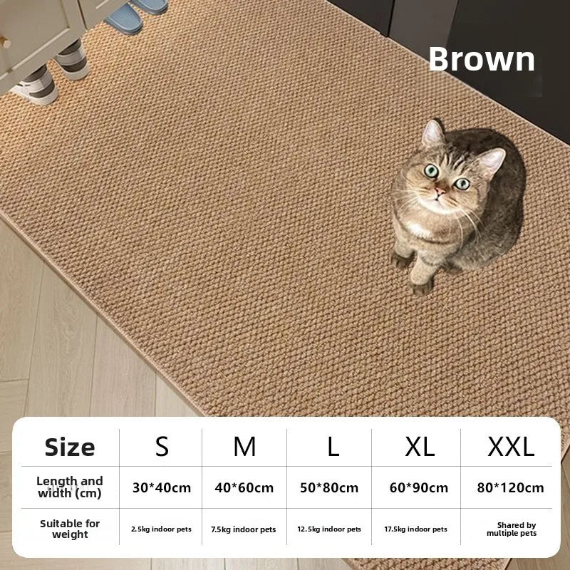 Durable Sisal Cat Scratch Pad Anti Slip Scratching Board for Indoor Cats Furniture Protection Pet Mat