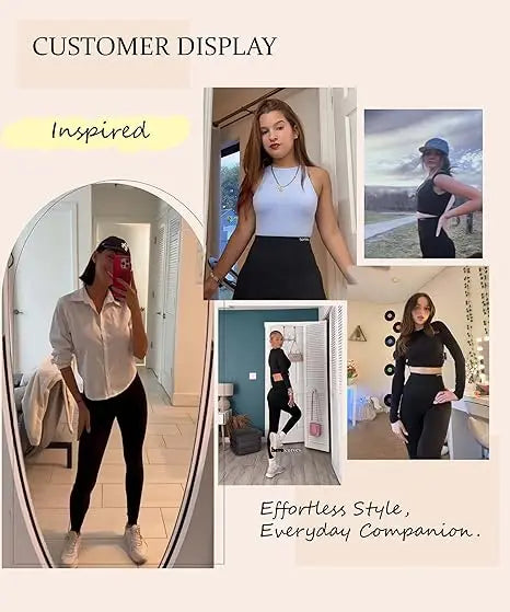 Women's Compression Yoga Pants Butt Lifting Leggings Seamless High Rise Slim-Fitting Stretchy Workout Gym Casual