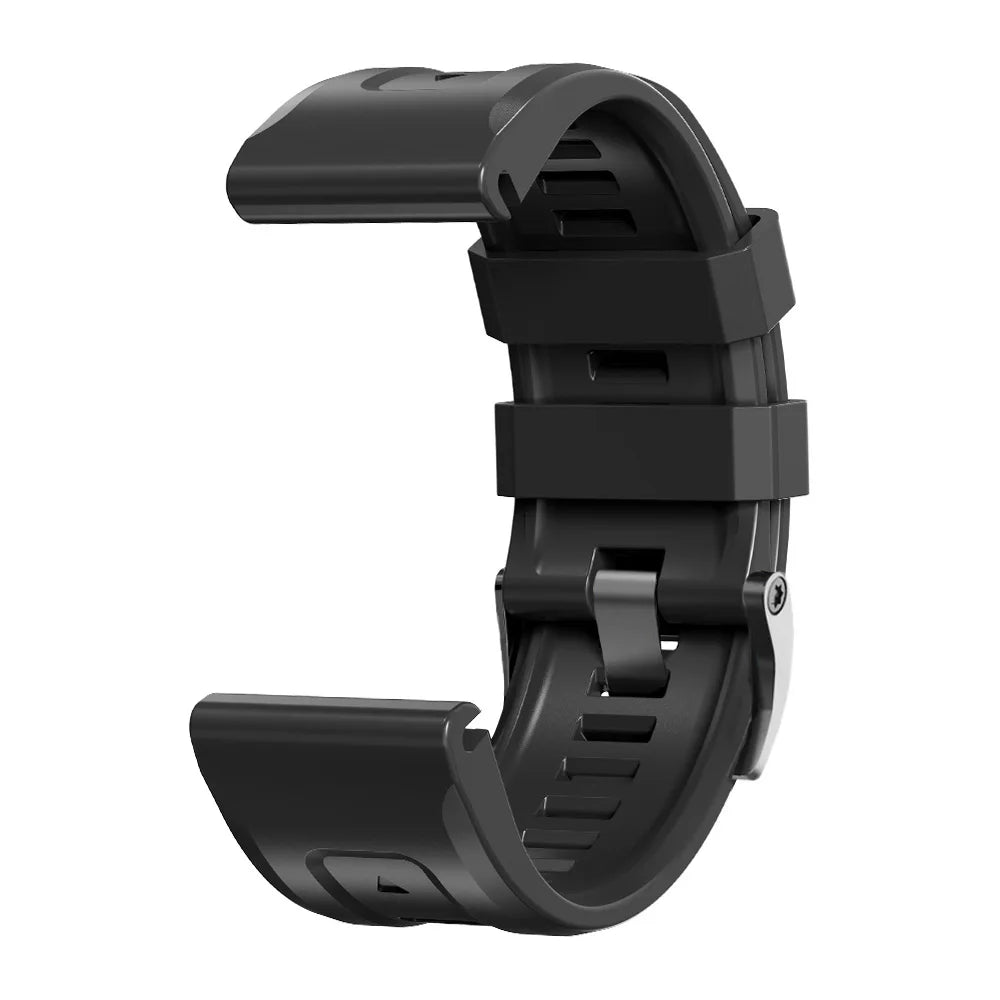 Fenix 7 7X Official Screw 22 26MM Silicone Smartwatch Band Straps For Garmin Fenix 6 6X Pro 5 5X Plus Easyfit Quick Fit Bracelet