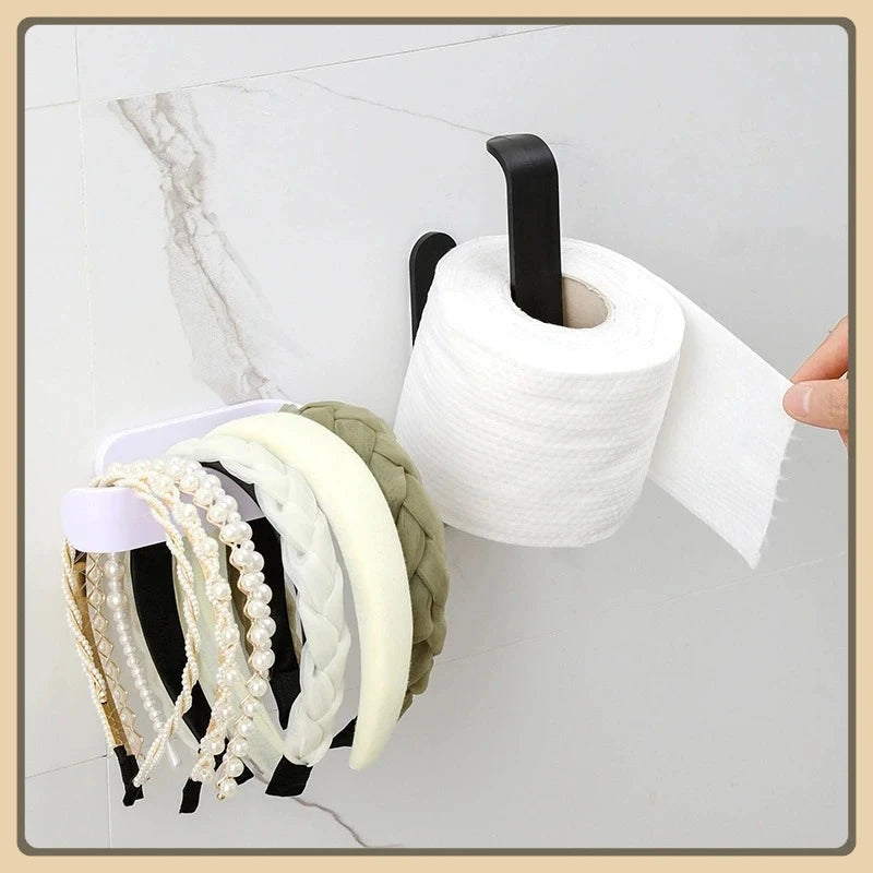 Bathroom Towel Rack, Simple Storage Rack, Bathroom Towel Rack, Multifunctional Toilet Storage Rack Cloth Hanging Rack Wall Shelf