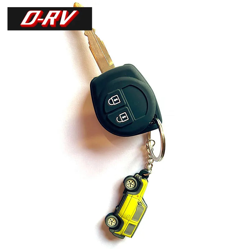 For 2019 2020 Suzuki Jimny JB64 Sierra JB74W Rubber Keychain Car Jimny Key Ring Key Chain Keyring Accessories Life Style