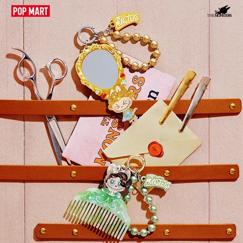 POP MART LABUBU THE MONSTERS Hair Salon Series Pendant Blind Box Guess Bag Original Toys Doll Action Anime Ornaments Collection
